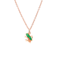 Charm Dodo DoDo Nature in Oro rosa Zaffiro 0.05 Ct DMC5004_FROGX_VZO9R - DMC5004_FROGX_VZO9R